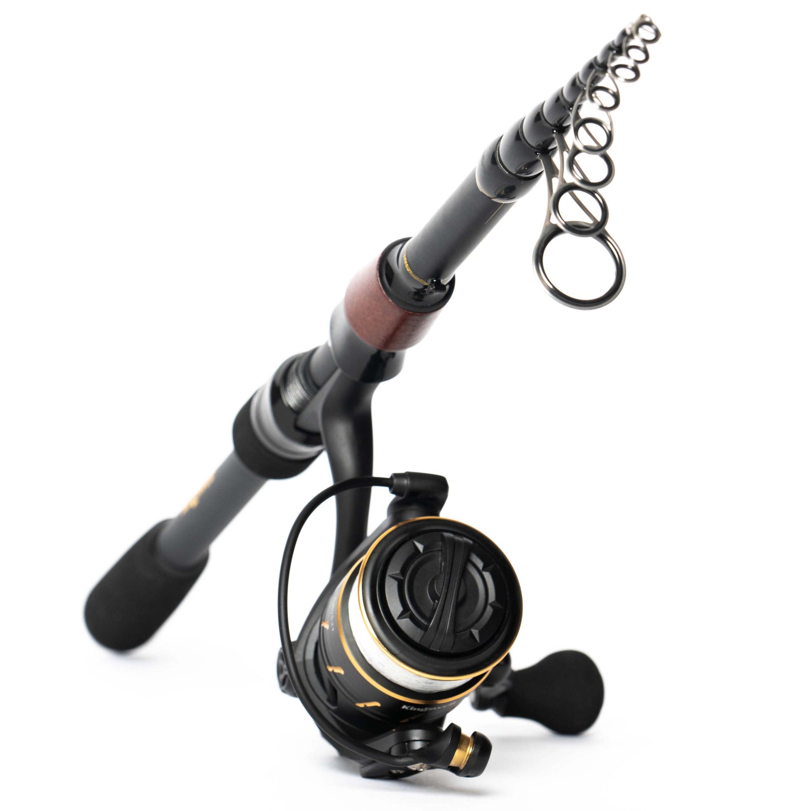 KINGSWELL Telescopic Fishing Rod and Reel Combo, Premium