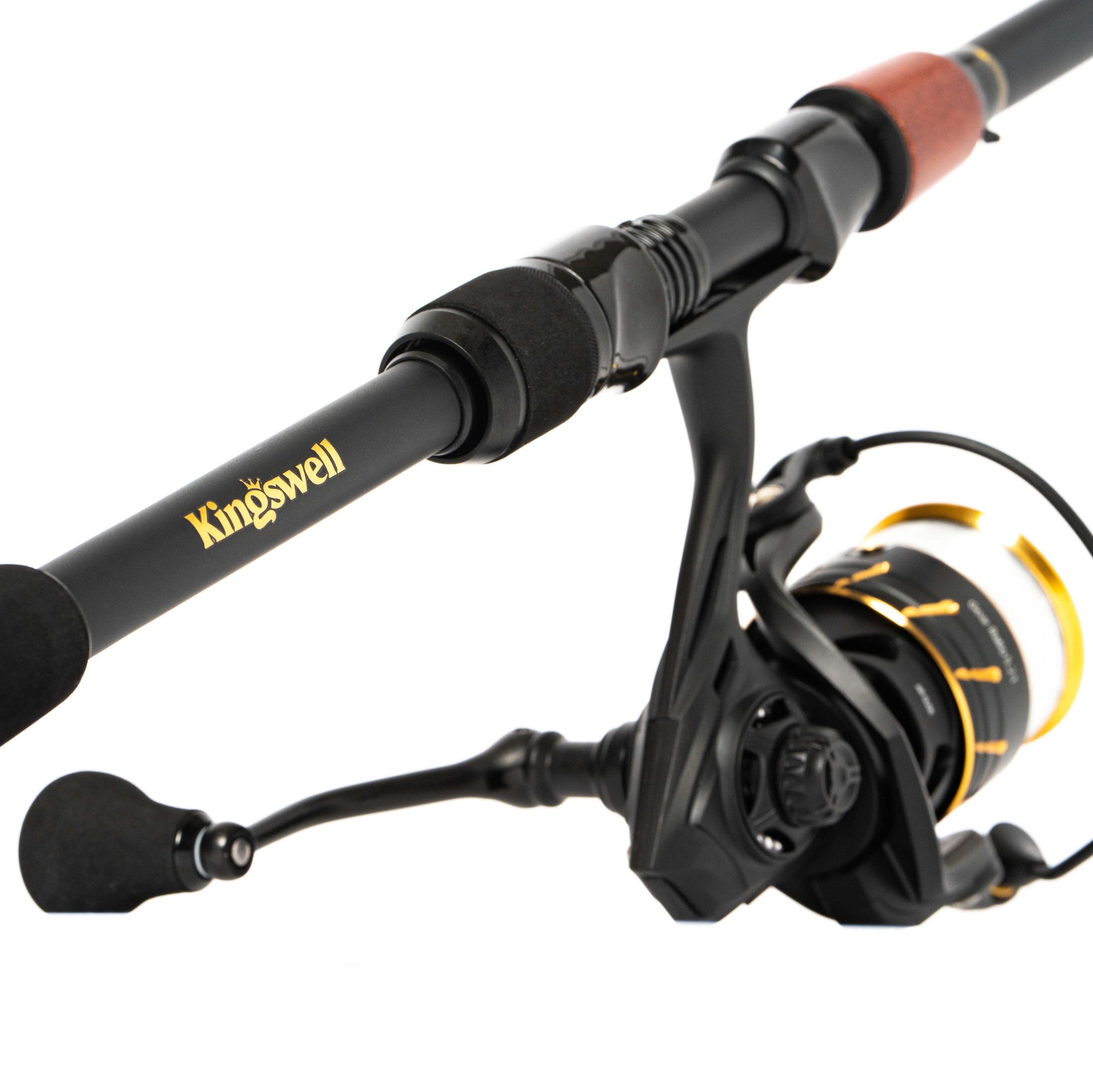 KINGSWELL Telescopic Fishing Rod and Reel Combo, Premium Graphite Carbon,  Portable Travel Kit for Adults and Kids